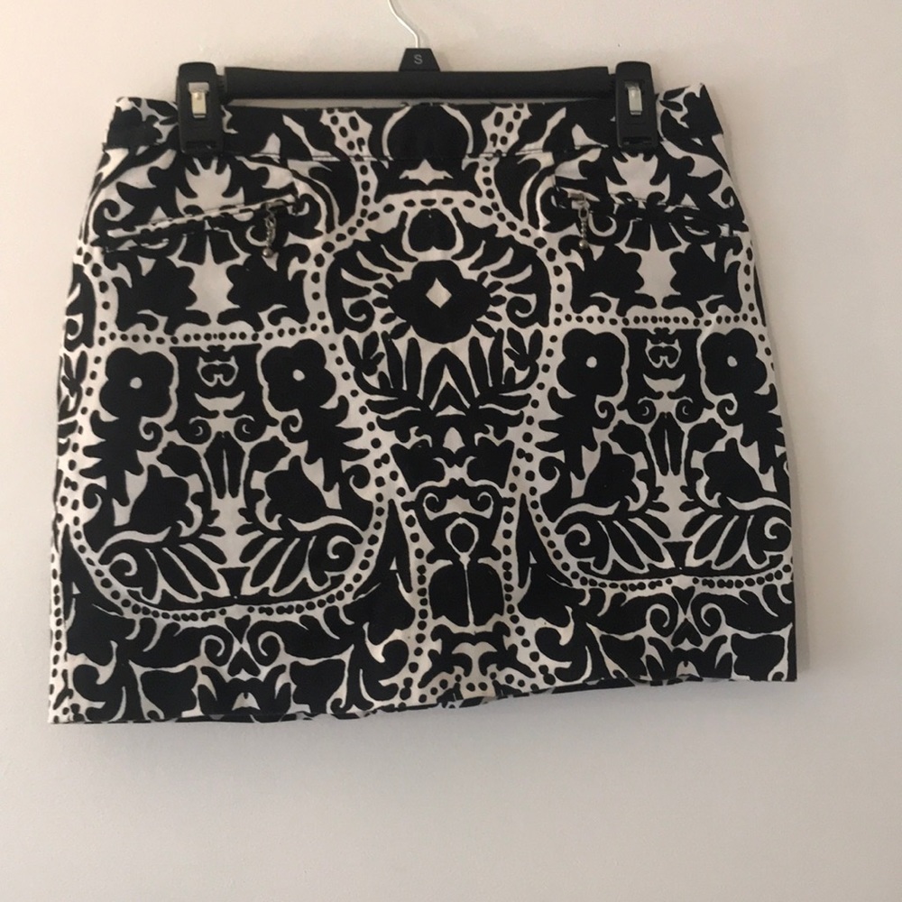 Baroque mini skirt